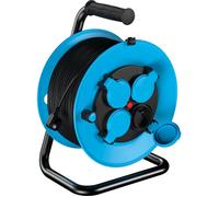 Enrouleur avec 4 prises étanches (IP44) et section de câble 2,5m² - 20M - BRICODEAL - 243060