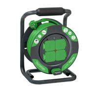 Schneider Electric - Enrouleur Bricolage 25m HO5VVF 3G1,5 IP44, Vert - IMT33145