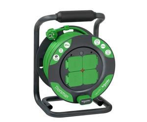 Enrouleur bricolage HO5VVF 3G1 5 4 prises - 25 mètres