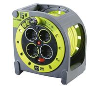 Enrouleur de câble 15 m 4 prises IP44