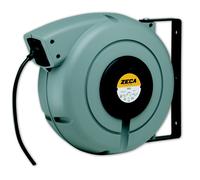 Enrouleur de câble 17 m 3G 2,5 mm² 230V Technopolymère avec enrouleur automatique et support mural pivotant Zeca 7325 RNF