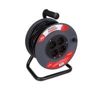 Enrouleur de câble 25 m - 3G1,5 - 4 prises - Schuko