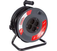 Enrouleur de câble 50 M - 3G1.5 - 4 Prises - Schuko