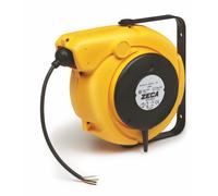 Enrouleur de câble 8,5 m 3G 2,5 mm² 230V Polypropylène avec enrouleur automatique et support mural pivotant Zeca 5825/XF
