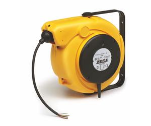 Enrouleur de câble 8,5 m 3G 2,5 mm² 230V Polypropylène avec enrouleur automatique et support mural pivotant Zeca 5825/XF