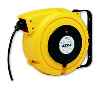 Enrouleur de câble 9 m 3G 1,5 mm² 230V Technopolymère avec enrouleur automatique et support mural pivotant Zeca 4315 RNF