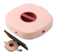 Enrouleur de câble de charge | Boîte de gestion des câbles | Enrouleur de | Enrouleur de câble avec support de téléphone portable pour l'école, le salon, la chambre, le dortoir d'étudiant