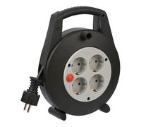 Enrouleur de câble domestique Brennenstuhl Vario-Line avec 4 prises 5 m