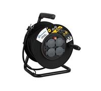 Electraline Enrouleur de câble électrique Chantier 208678 – 40 m Ho7Rnf 3G1.5 – IP44 – Noir