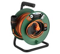 Enrouleur de câble électrique jardin L.40 m HO5VVF 2X1.5