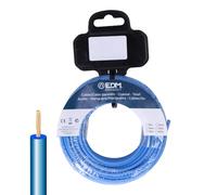 Enrouleur de câble flexible 2,5 mm bleu sans halogène 5 m : parfait pour les installations électriques sûres. Sa flexibilité et sa résistance au feu le rendent idéal pour diverses applications.