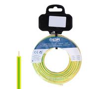 Enrouleur de câble flexible bicolore 1,5 mm 15 m : idéal pour les travaux électriques, offre une haute sécurité et flexibilité pour une performance efficace dans diverses conditions. Sans halogène.