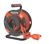 Enrouleur de câble HO5VVF 1 prise 3g1.5 mm² Quarx 25m
