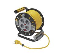 Enrouleur de câble HO5VVF 4 prises 3g1.5 mm² 25m