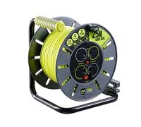 Enrouleur De Câble Masterplug PRO-XT 240V 13A 4 Prises 50M MSTOLU50134