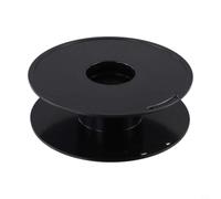 Enrouleur de câble vide robuste de 200 mm pour rangement de câble d'extension - Bobine de cordon d'alimentation en plastique DABS Outils de jardin Camping Noir
