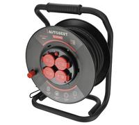 Enrouleur de chantier 25 mètres - AUTOBEST - 3G2.5mm² - 4 prises - 16A