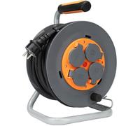 Enrouleur de chantier IP44 4 prises 16A 3G1,5mm² 25m - Orange - Zenitech