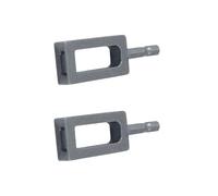 Enrouleur de fil de cravate, outil de nouage de fil, poignée hexagonale de 1/4 pouces, accessoires de fixation de foret de, en acier carbone 2 pièces 9#/ 11#