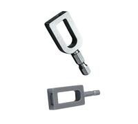 Enrouleur de fil de cravate, outil de nouage de fil, poignée hexagonale de 1/4 pouces, accessoires de fixation de foret de, en acier carbone 2 pièces 9#/ 11#