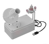 Enrouleur de fil électrique automatique blanc avec bouton réglable et alimentation USB pour travaux manuels à la maison Compatible avec différents types de fil 150 g (version standard)