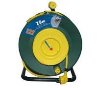 Enrouleur de jardin - 25 m - 3G1.5mm² - jaune