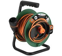 Enrouleur de jardin orange/noir 2 x 1.5mm² 20 m