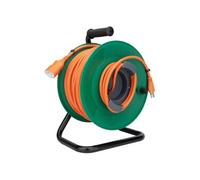 Zenitech - Enrouleur de Jardin Suisse T12/T13 50m - Orange/Vert
