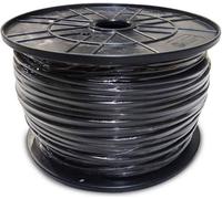 Enrouleur de tuyau 1kw tuyau acrylique 2x1mm noir 400mts (grand enrouleur ø400x200mm)