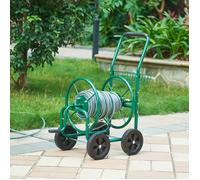 Chariot dévidoir 'Pescaza' pour tuyaux de 70 m (3/4") métal 86 x 44 x 95 cm vert