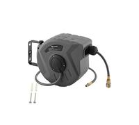 Enrouleur de tuyau à air comprimé avec tambour avec raccord rapide de ¼ pouce gris