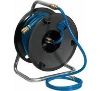 Enrouleur de tuyau d'air comprimé ID 6mm AD 12mm L.20m RIEGLER