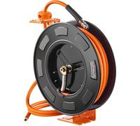 Enrouleur de tuyau d'air rétractable 3/8 po x 65 pi Enrouleur de tuyau d'air hybride Max 300 PSI