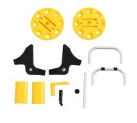Enrouleur de tuyau d'arrosage jaune G1/2, chariot de tuyau d'eau de jardinage, peut contenir un tuyau de 20m, outil de lavage de voiture pour cour, pelouse et extérieur