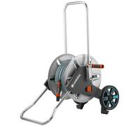 Enrouleur de tuyau GARDENA CleverRoll® M métal - Tuyau Classic 25m Ø15mm - Adapté petit jardin - Kit complet (18543-26)