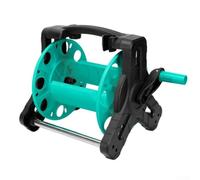 Enrouleur de tuyau haute pression 25 m pour lavage de voiture et jardin | Débit haute pression, construction robuste en polypropylène, lavable en voiture, arrosage du jardin, enroulement sans