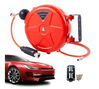 Enrouleur de tuyau pour compresseur d'air, accessoires pour compresseurs de | Montage mural pour garage, réparation automobile, industrie agricole