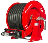 Enrouleur Diesel 15 m Ø 1 20 bars Acier peint avec enroulement automatique et support mural fixe MW Tools SHD1015
