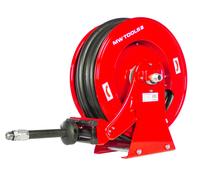 Enrouleur Diesel 15 m Ø 3/4 20 bars Acier peint avec enroulement automatique et support mural fixe MW Tools SHD3415