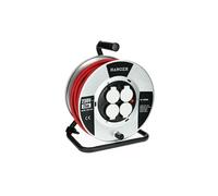 Enrouleur électrique 25m H07RN-F 3G 2,5mm2 flasque acier - - 600009