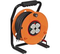 Enrouleur électrique 40m de câble H07RN-F 3G1,5 avec 4 prises à clapet - BRENNENSTUHL – 1139831