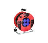 Enrouleur électrique - HANGER - 40 m H07RN-F 3G 2,5 mm² - Protection thermique - IP44 - 4 prises