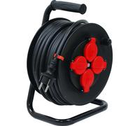 Enrouleur électrique HO7RN-F 25m 3G1,5mm² 230V 4 prises DRAKKAR - 03103