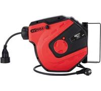 Enrouleur électrique mural 3x1.5 mm² KS TOOLS 15m Rouge - 150.4217
