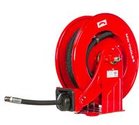 Enrouleur huile 10 m ø 1/2 160 bars Acier Peint avec enroulement automatique et support mural fixe MW Tools SHO1210