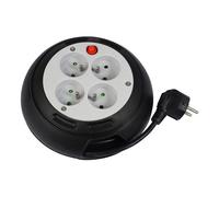 Enrouleur ménager compact 4 prises 16 T 2m