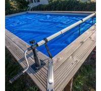 GRE – Enrouleur pour piscine hors-sol CRP58 – Jusqu'à 5,80 m – Modèle cylindrique