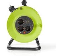 Enrouleur Rallong de Câble Prise de terre 25.0 m 3000 W 16 A Type de mise à la terre: Contacts latéraux 230 ~ V 50/60Hz Angle de fiche femelle: 90 ° H05VV-F 3G1.5mm² G