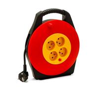 Enrouleur - VELAMP - Enrouleur électrique domestique - 10 m - 4 prises 16A - Câble H05VV-F 3G1.0mm2 NF/CE