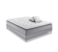 Ensemble literie EXTENSION 160x200 matelas ressorts ensachés H29 ferme avec sommier et 2 oreillers